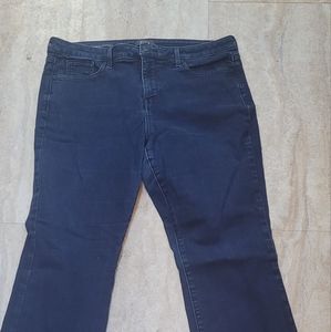 NYDJ BARBARA BOOTCUT JEANS DARK WASH SZ 14 sz 32